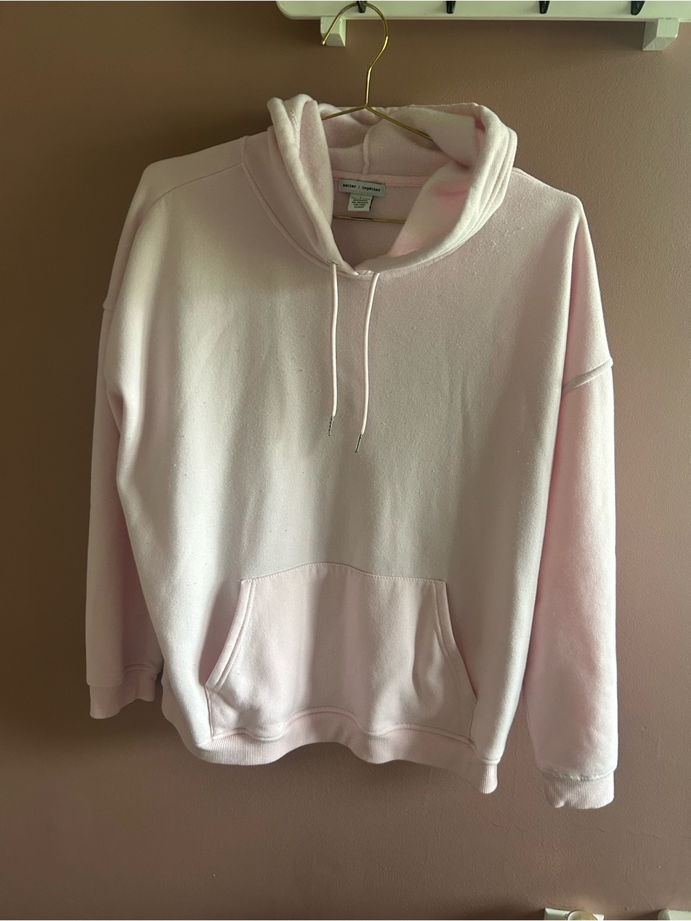 Everyday Cozy Hoodie — Light Pink Women’s Pullover